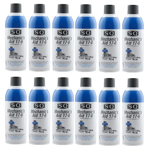 SQ Aceite catalizador penetrante 17-6 ayuda mecánica, paquete de 12, 11 onzas por lata