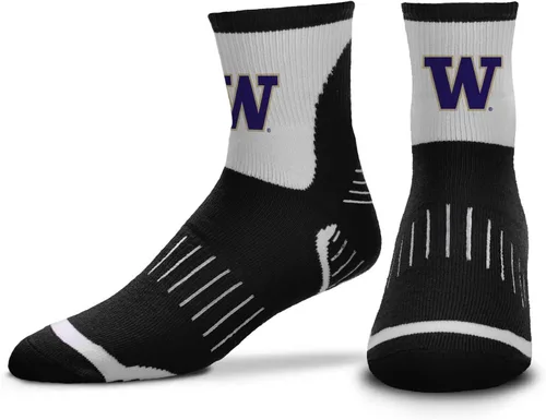 Miniatura 17 de For Bare Feet Adult NCAA Surge Quarter Length Crew Socks - All Weather Performance - Men & Women - Enhance Your Team Footwear