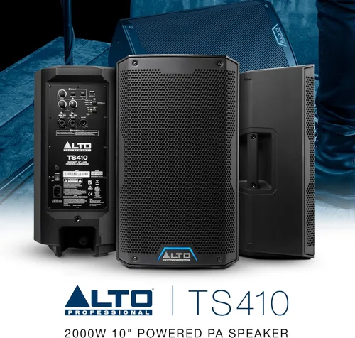 Miniatura 9 de ALTO TS410 2000 W 10" Altavoz PA amplificado con mezclador de 3 canales, transmisión Bluetooth, vinculación de altavoces inalámbricos, aplicación DSP