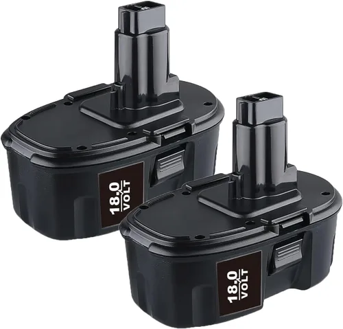 Paquete de 2 baterías de 4.8 Ah 18 V DC9096 compatibles con Dewalt 18 V batería Ni-MH repuesto para batería Dewalt de 18 voltios DC9096 DC9098