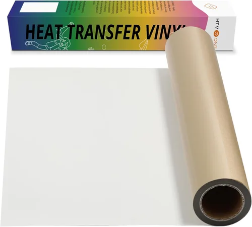 Miniatura 15 de HTVRONT Rollo de vinilo HTV con purpurina verde, 12 x 15 pies, vinilo de transferencia de calor con purpurina verde para camisas, vinilo para Brillo
