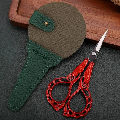 Miniatura 2 de YOUGUOM Tijeras pequeñas para bordar, tijeras de costura para manualidades, tijeras de punta afilada para costura, roscado, manualidades
