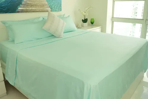 Miniatura 3 de Juego de sábanas con relieve Victoria Valenti con 4 fundas de almohada, microfibra ultrasuave de doble cepillado con bolsillos profundos
