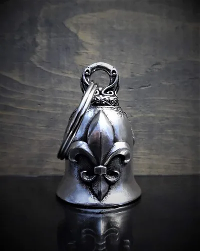 Miniatura 5 de Fleur De Lis - Accesorio de campana de motociclista o llavero para la suerte