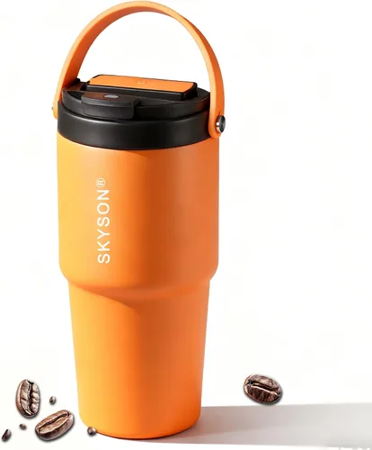 Miniatura 10 de Taza de café portátil para viajes, mini máquina de café expreso, taza térmica de 20 onzas con tapa, filtro eléctrico de extracción rápida, vaso