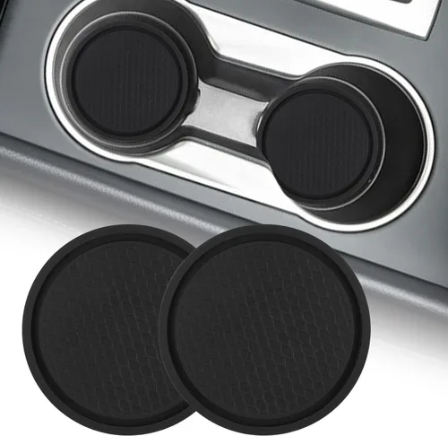 Miniatura 3 de Almohadilla de Repuesto para Portavasos de Consola Central Negro Compatible con Ford F150 2004-2014 Almohadilla para Portavasos de Consola Central