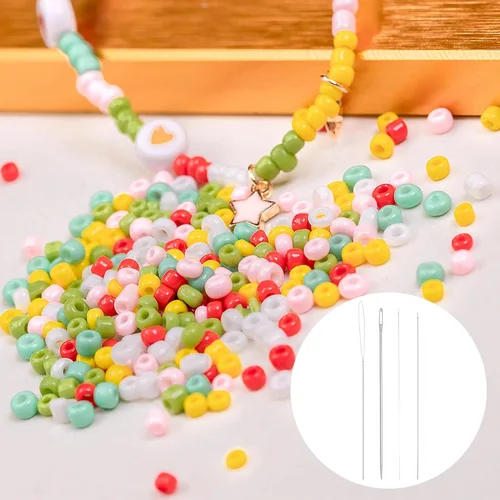 Miniatura 5 de uxcell Agujas de coser rectas largas bordadas agujas de rebordear acero inoxidable 6.89 pulgadas 40pcs