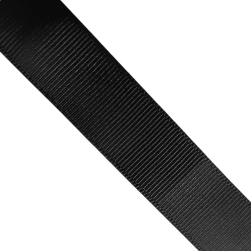 Miniatura 3 de Abbaoww Cinta de grogrén negro sólido de 1/2 pulgada de 50 yardas para decoración de boda, envoltura de regalos, proyectos de bricolaje