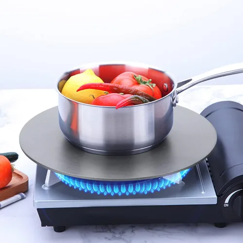 Miniatura 3 de Difusor de calor para estufa de gas, accesorios de utensilios de cocina, difusor de estufa para protección de ollas, bandeja redonda