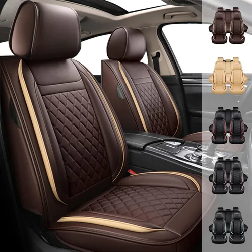 Miniatura 12 de Fundas de asiento de automóvil de ajuste universal para vehículos de 5 asientos, cobertura completa, protector de asiento para Camry Corolla RAV4