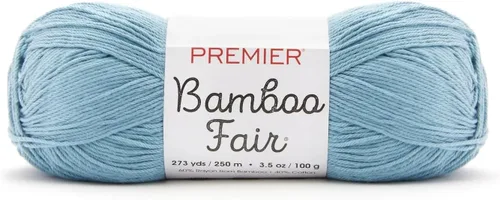 Miniatura 17 de Premier Yarns Hilo de bambú Fair DK, para tejer y tejer, mezcla de algodón para tejido y ganchillo en climas cálidos, color marfil