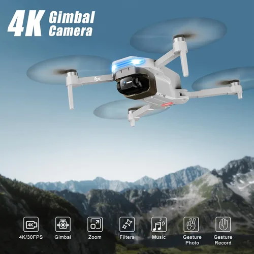 Miniatura 5 de Oddire - Drones con cámara para adultos 4K, GPS con retorno automático, vuelo de puntos de referencia, vuelo en órbita, seguimiento GPS, control por