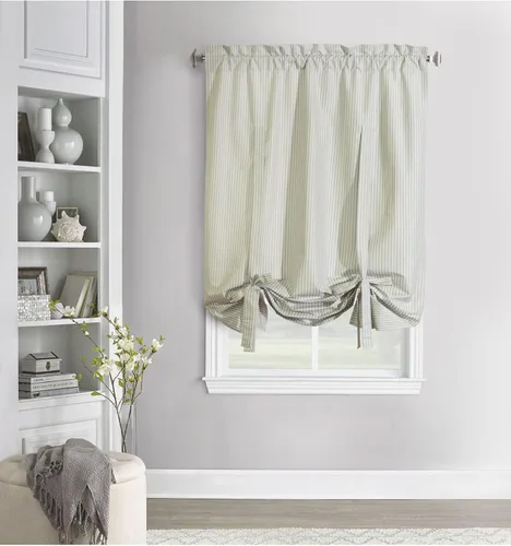 Miniatura 10 de Loft Living Par de paneles de cortina para ventana de doble poste de 40 x 54 pulgadas, color burdeos