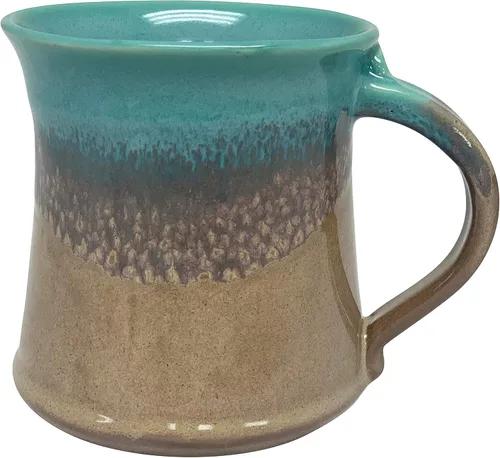 Miniatura 2 de Clay in Motion Taza mediana hecha a mano (Island Oasis)