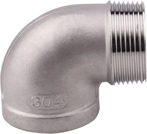 Miniatura 12 de Codo de calle 90 grados, rosca macho x hembra NPT de 1 pulgada SUS304