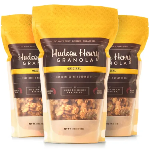 Miniatura 11 de Hudson Henry Granola, arce, pecana y coco, paquete de 12 onzas, paquete de 3, proyecto verificado sin OMG
