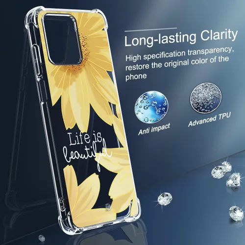 Miniatura 3 de Osophter Funda para Moto G Stylus 5G 2023: funda de teléfono para Motorola G Stylus 5G 2023 (flor de sol grande)