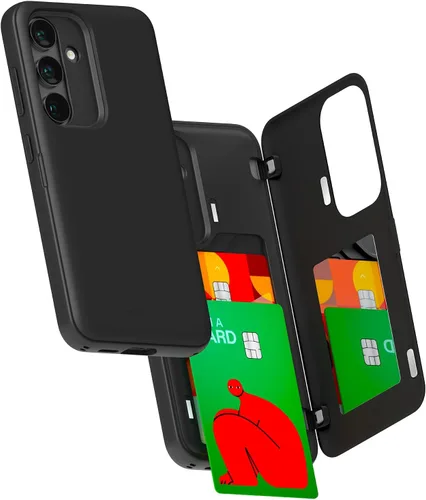 Miniatura 116 de GOOSPERY Funda tipo cartera para Samsung Galaxy S22 Ultra, [tarjetero] parachoques magnético de puerta con cierre automático, cubierta protectora