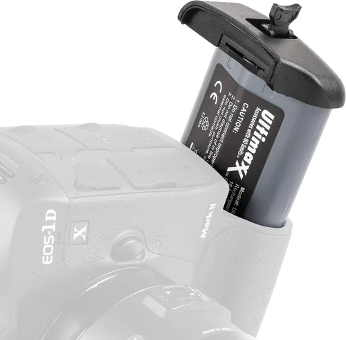Miniatura 4 de Ultimaxx LP-E19 Baterías recargables de iones de litio de gran capacidad (x2), compatibles con EOS-1D X Mark III, 1D X Mark II, 1D X, 1Ds Mark III