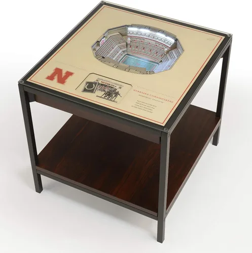 Miniatura 22 de YouTheFan NCAA - Mesa auxiliar iluminada StadiumView de 25 capas