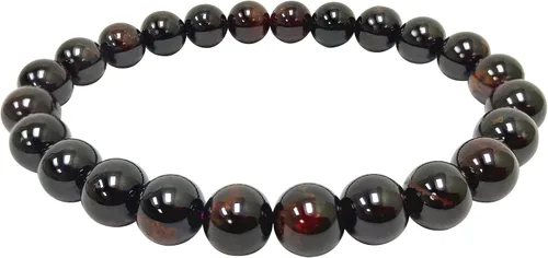 Miniatura 667 de Gem Avenue Handmade Round Bead Stretch Bracelet Unisex Natural Stone Beaded Jewelry for Men & Women, Elastic Wristband for Daily Wear
