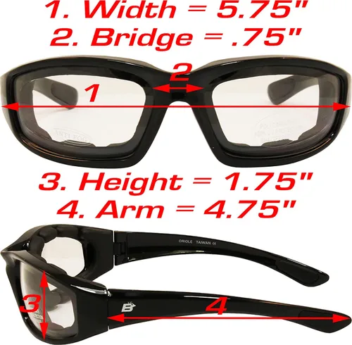 Miniatura 8 de Birdz Eyewear Oriole - Gafas de motocicleta