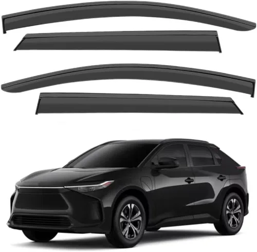 Miniatura 19 de Compatible con Toyota Camry 2018-2024 L LE SE XLE XSE Hybrid Cinta Adhesiva en Policarbonato Protectores de Lluvia Viseras de Ventana Deflector