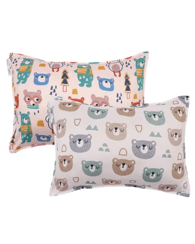 Miniatura 59 de ALVABABY Paquete de 2 fundas de almohada de algodón orgánico para niños pequeños, fundas de almohada para niños de 13 x 18 pulgadas o 12 x 16