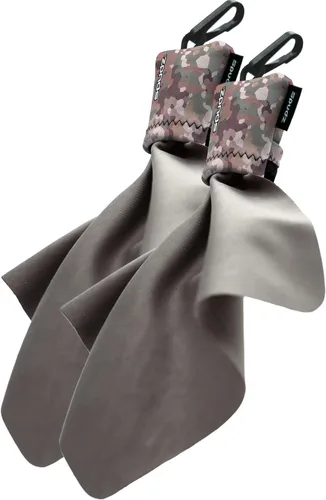 Miniatura 52 de SPUDZ Limpiador de lentes de microfibra ultra – Bolsa que se puede cerrar, con clip, lavable – para óptica, visores, gafas Alpine Mountain Camo, 6
