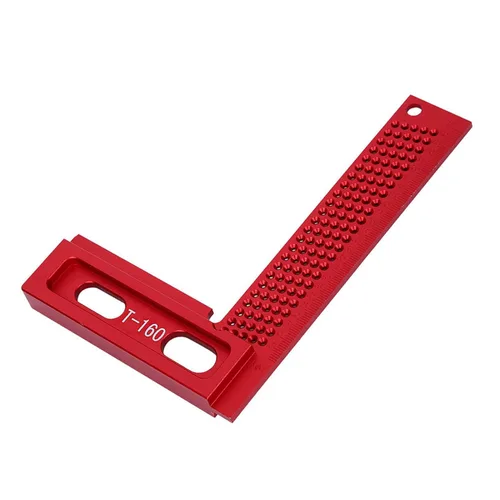 Miniatura 9 de Regla de marcado, regla de carpintería de aleación de aluminio, resistente al desgaste, herramienta de medición de ángulo recto resistente al óxido