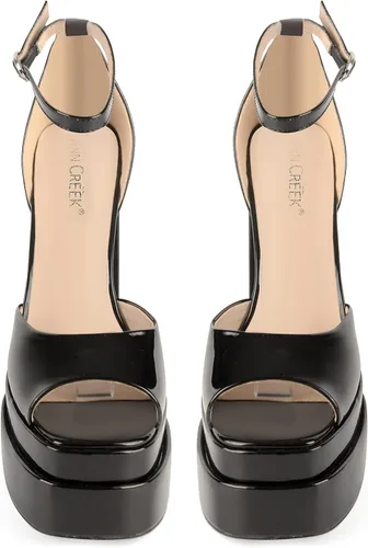 Miniatura 4 de ANN CREEK Zapatos de tacón grueso con plataforma para mujer con plantilla acolchada suave, cómodos y a la moda