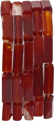 Miniatura 10 de BEADIA Cuentas de tubo de amazonita natural de 0.512 x 0.157 in, 30 cuentas cilíndricas sueltas de semi piedras preciosas para diseño de joyería