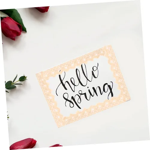 Miniatura 6 de 3 rollos de cintas de encaje de tela, cinta adhesiva decorativa Washi para manualidades, diario, álbumes de recortes, decoraciones de macramé
