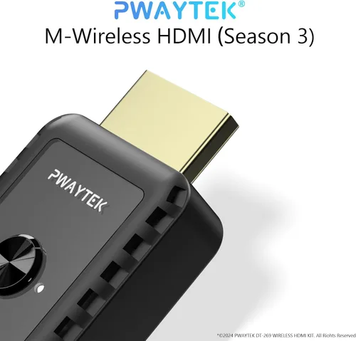 Miniatura 6 de Transmisor y receptor HDMI inalámbrico de 328 pies/328.1 ft, kit de extensor HDMI inalámbrico, Plug & Play, soporte de decodificación 4K 2.4/5G
