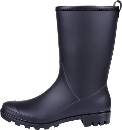 Miniatura 2 de Litfun Botas de lluvia de media pantorrilla para mujer, impermeables, ligeras, para jardín
