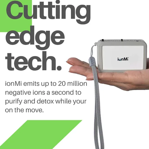 Miniatura 3 de IonPacific ionMi, 2-1 purificador de viaje ionizador negativo estacionario y portátil con la más alta salida – hasta 20 millones de iones
