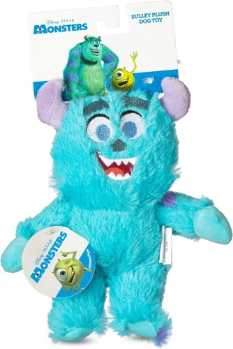 Disney for Pets Pixar's Sulley - Juguete de peluche para perros Pixar de 6 pulgadas | Juguete de peluche para perros inspirado en Sulley de Pixar's