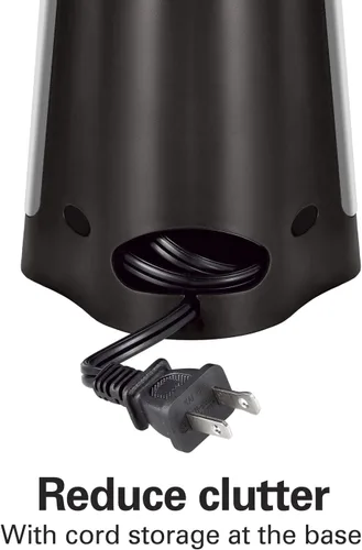Miniatura 6 de Hamilton Beach Abrelatas automático eléctrico extra alto con palanca de corte desmontable fácil de limpiar, almacenamiento de cables, afilador