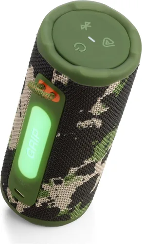 Miniatura 2 de JBL Grip - Altavoz Bluetooth compacto con sonido JBL Pro audaz y luz ambiental, hasta 14 horas de reproducción, resistente al agua, al polvo y a