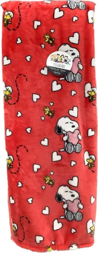 Miniatura 5 de Berkshire Blanket & Home Co. Peanuts Gang - Mantas y mantas de felpa de San Valentín (gris con puntos y personajes, manta de 60 x 70 pulgadas)