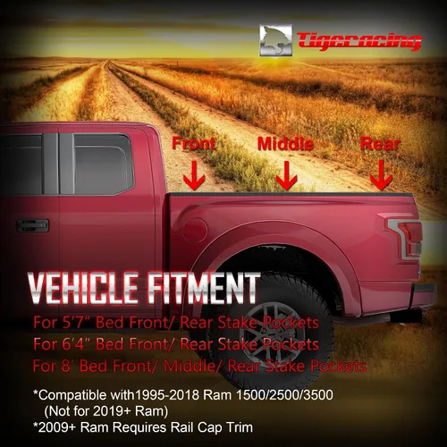 Miniatura 2 de Anclajes de amarre retráctiles para caja de camioneta, anillo en D lateral superior de metal compatible con Ram 1500 2500 3500 1995-2018,