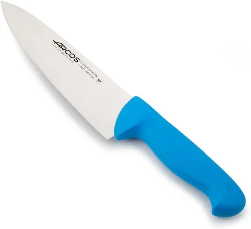 Miniatura 10 de Arcos Cuchillo de chef de acero inoxidable nitrum de 8 pulgadas y hoja de 7.874 in. Cuchillo de cocina profesional multiusos. Mango ergonómico