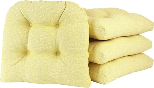 Miniatura 105 de Klear Vu Gripper Overstuffed - Cojines universales antideslizantes para silla de comedor para decoración de cocina o uso de oficina, almohadilla