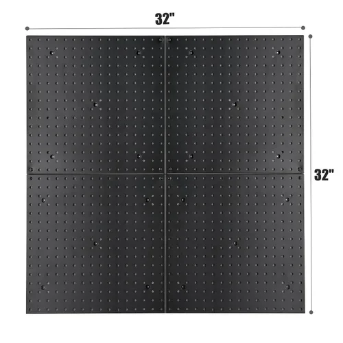 Miniatura 2 de Pegboard Smith Organizador de Herramientas de Pared de Tablero Perforado de 16x16 Pulgadas, Paneles de Tablero Perforado, Tablero Perforado de Metal