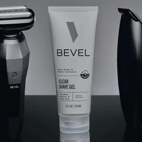 Miniatura 5 de Bevel Essentials - Gel de afeitado transparente para hombres, gel de afeitado transparente para detalles precisos y bordes con aloe vera y extracto