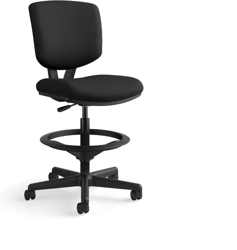 Miniatura 11 de HON Volt Silla sin brazos, ergonómica ajustable con inclinación central, reclinable, respaldo y asiento de cuero, sillas de escritorio giratorias