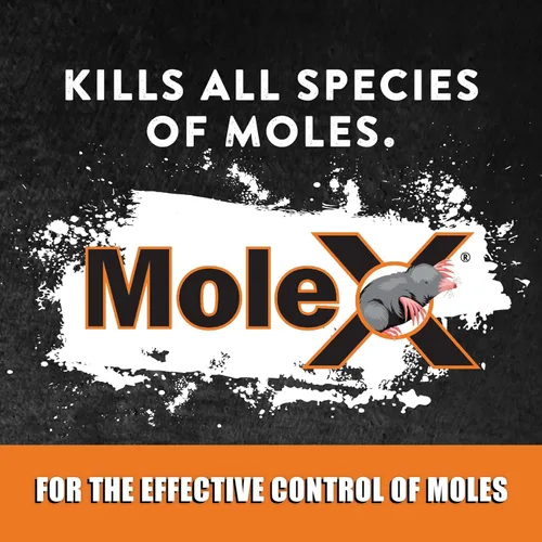 Miniatura 2 de MoleX - Pellets de cebo para control de roedores para topos, sin veneno, seguro para mascotas Pellets de uso en interiores y exteriores Bolsa