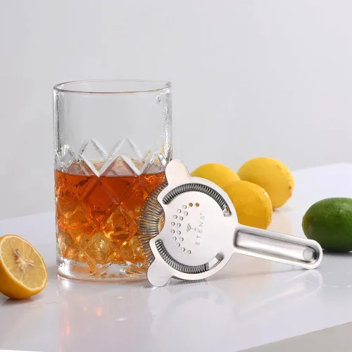 Miniatura 4 de Etens Colador de cóctel para bebidas, coladores de barra para bartending, colador de Martini para vaso de mezcla Boston Shaker, colador Hawthorne