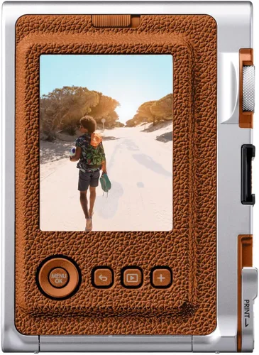 Miniatura 6 de Fujifilm Instax Mini EVO - Cámara instantánea híbrida marrón con funda compatible con Fujifilm Instax Mini EVO + Fujifilm Instax Mini Twin Pack