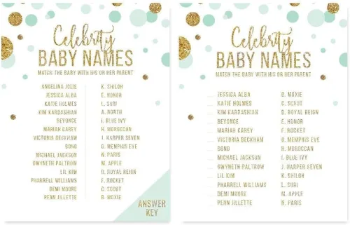 Miniatura 18 de Andaz Press Colección de fiesta de baby shower con purpurina verde menta, banderín colgante con cuerda, Welcome Baby!, 5 pies, 1 juego